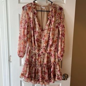 Long sleeve mini dress